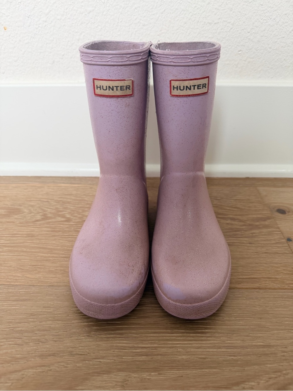 Hunter Kids' Purple Spakele Rain Boots